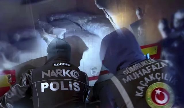 Edirne'de 289 kilo uyuşturucu ele geçirildi!