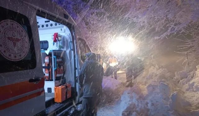 Malatya’da karda mahsur kalanlar kurtarıldı