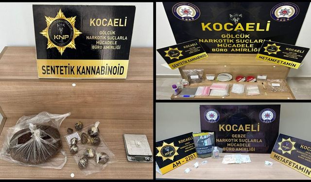 Kocaeli’de Narkotik Operasyonları: 40 Günde 189 Şüpheli Yakalandı, 62 Tutuklama
