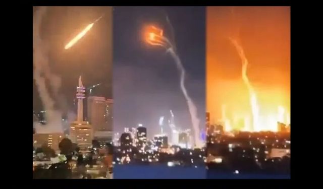 İsrail İran'a füze ve roketlerle saldırdı