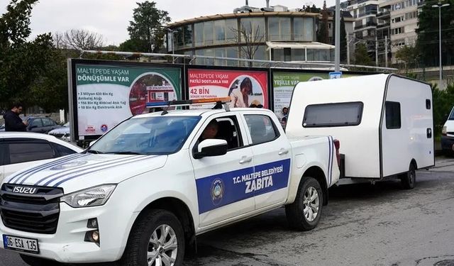 İstanbul Maltepe'de karavan işgallerine geçit yok