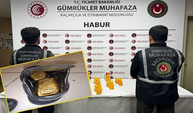 Habur’da Gümrük kapısında ayakkabıların içinden 41 kilo altın çıktı