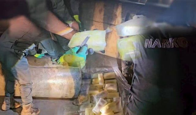 Şırnak Cizre’de 142 kilo sentetik uyuşturucu ele geçirildi