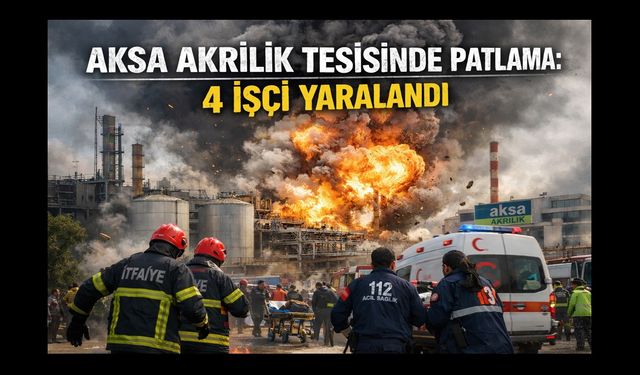 Yalova’da Sanayi Tesisinde Patlama: 4 İşçi Yaralandı
