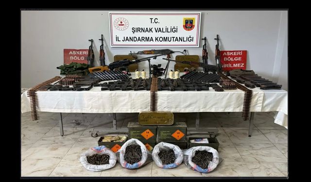 Silopi'de silah ve mühimmat kaçakçılığından 6 şüpheli tutuklandı