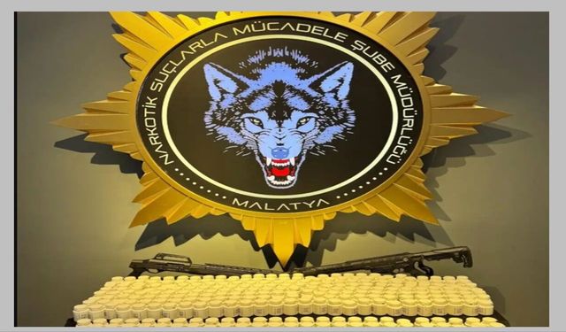 Malatya’da uyuşturucu ve silah operasyonu: 4 gözaltı