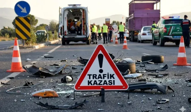 Kars-Iğdır Karayolunda Vali koruma aracı otomobille çarpıştı, 3'ü polis 4 yaralı