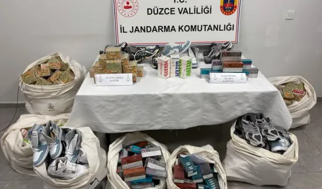 Düzce Jandarmasından kaçakçılık operasyonu