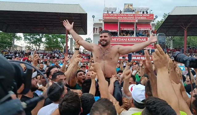 665. Tarihi Kırkpınar Yağlı Güreşleri altın kemer sahibi Erkan Taş