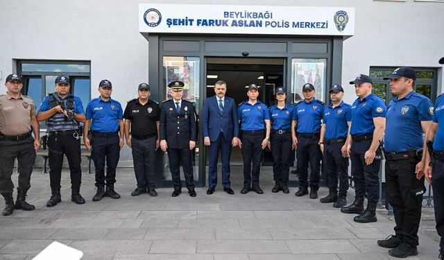 İçişleri Bakanı Çiftçi Kocaeli'de! İlk Ziyaretini Gebze'de Polis Merkezine Yaptı