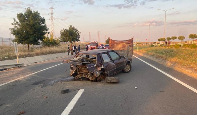 İpsala’da İki Otomobil Çarpıştı: 1 Yaralı