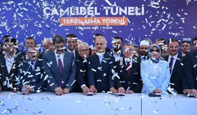 Sivas ile Tokat arasını bağlayacak  Çamlıbel Tüneli’nin temeli atıldı