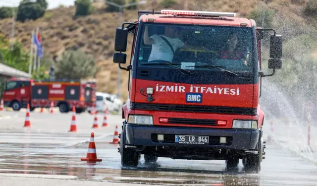 İtfaiyecilere zorlu eğitim!