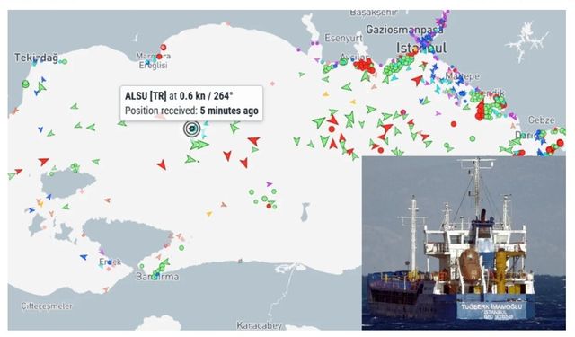 Marmara Denizi’nde Gemi Kazası: On Mürettebatlı Kuru Yük Gemisi Battı