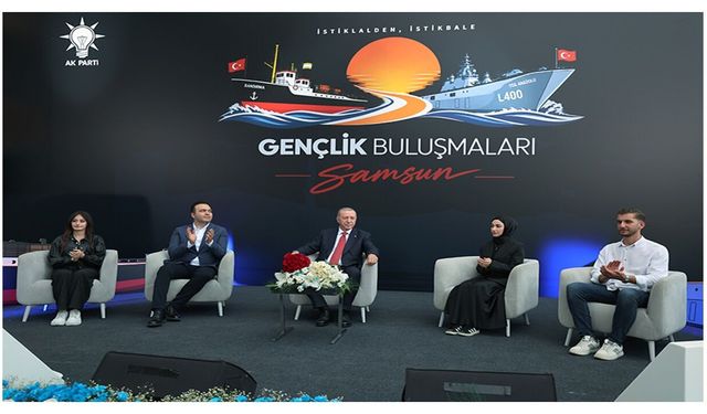 Cumhurbaşkanı Erdoğan Samsun’da Gençlerle Buluştu