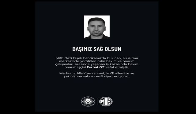 MKE Gazi Fişek Fabrikası’nda İş Kazası: 1 İşçi Hayatını Kaybetti, 3 Yaralı