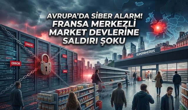 AVRUPA'DA SİBER ALARM! Fransa Merkezli Market Devlerine Saldırı Şoku: Kasiyer ve Tedarik Zinciri Kilitlendi...