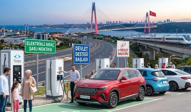 Elektrikli Araç Şarj Desteği Başvuruları Başladı: e-Devlet Şarj Teşviki Başvuru Şartları Nelerdir?
