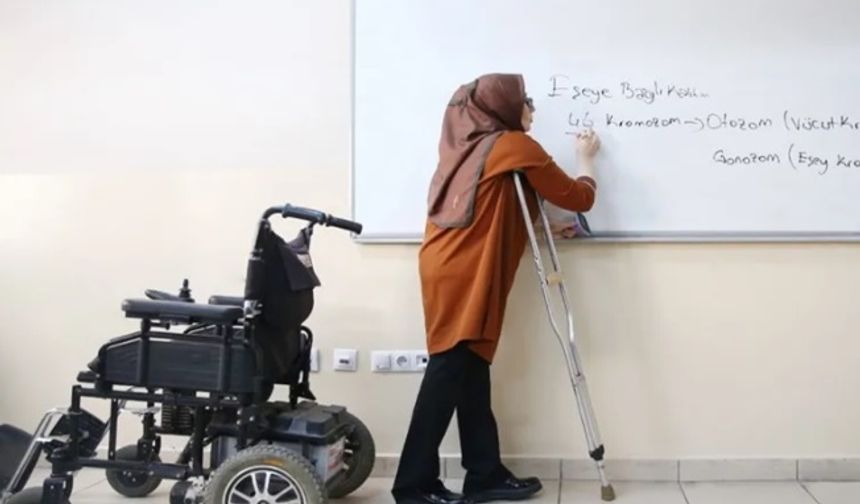 1381 engelli öğretmen ataması yapıldı