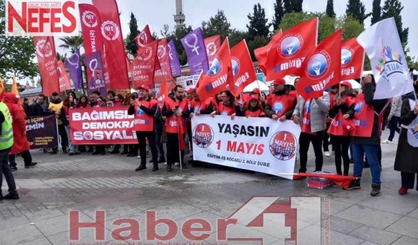 Gebze'de 1 Mayıs kutlamaları yapıldı!