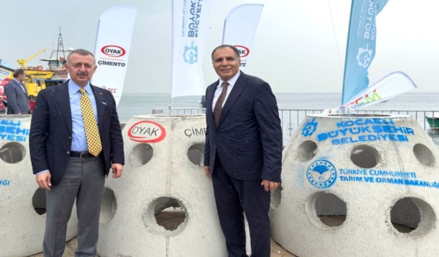 OYAK Çimento’dan Marmara Denizi’ne  Yapay Resif Projesi