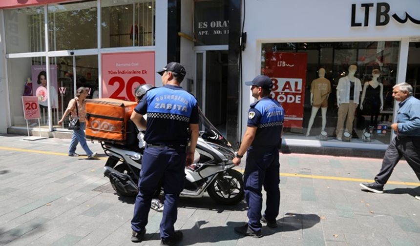 Yaya güvenliği için motosikletlilere sıkı denetim
