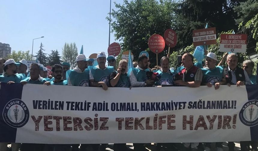 Sağlık-Sen’den hükümetin zam teklifine: Yetersiz teklife hayır!