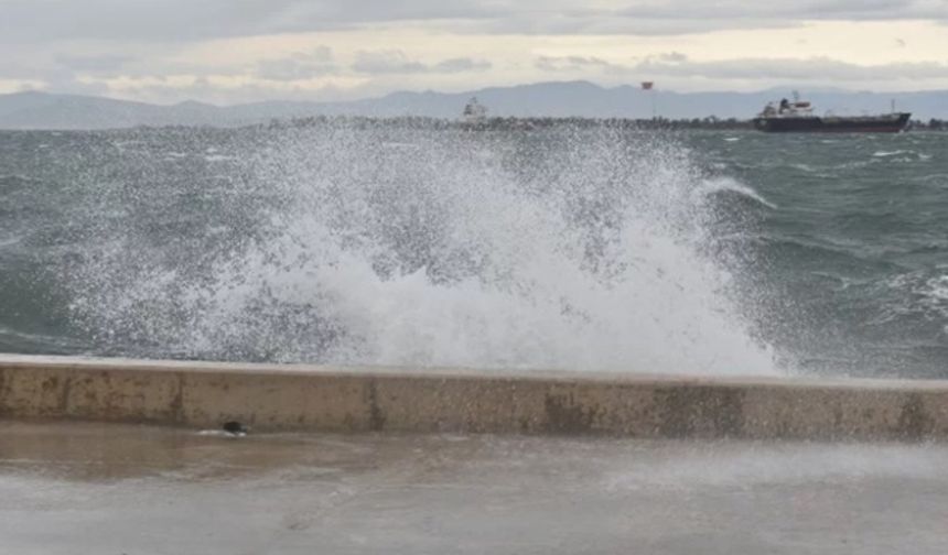 Meteoroloji uyardı: Marmara’da fırtına bekleniyor