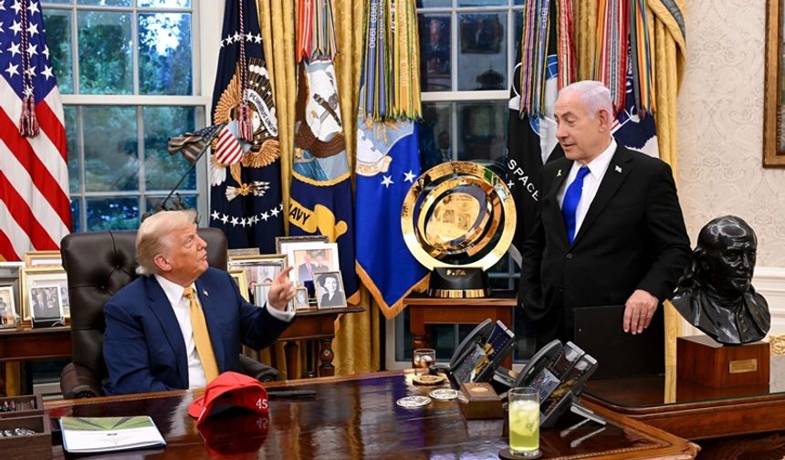 Trump ve Netanyahu'dan Beyaz Saray’da "Gazze Planı" Zirvesi