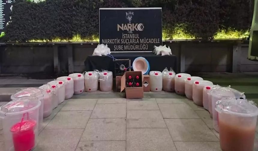 İstanbul’da uyuşturucu operasyonunda 178 kilo metamfetamin ele geçirildi