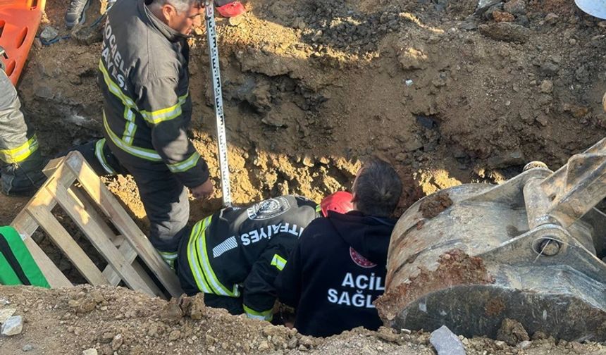 Kocaeli’nin Çayırova ilçesinde İnşaatta Toprak Kayması!