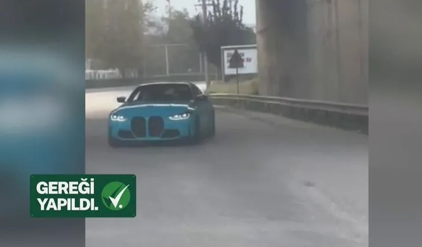 İzmir’de drift ve makas atan sürücüler yakalandı!
