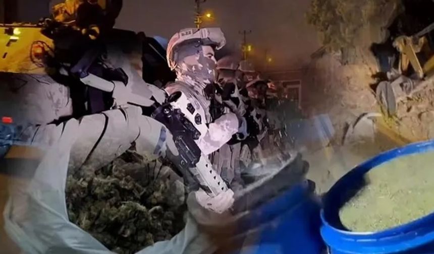 Jandarma 29 İlde 1 Ton 628 Kilo Uyuşturucu Ele Geçirdi