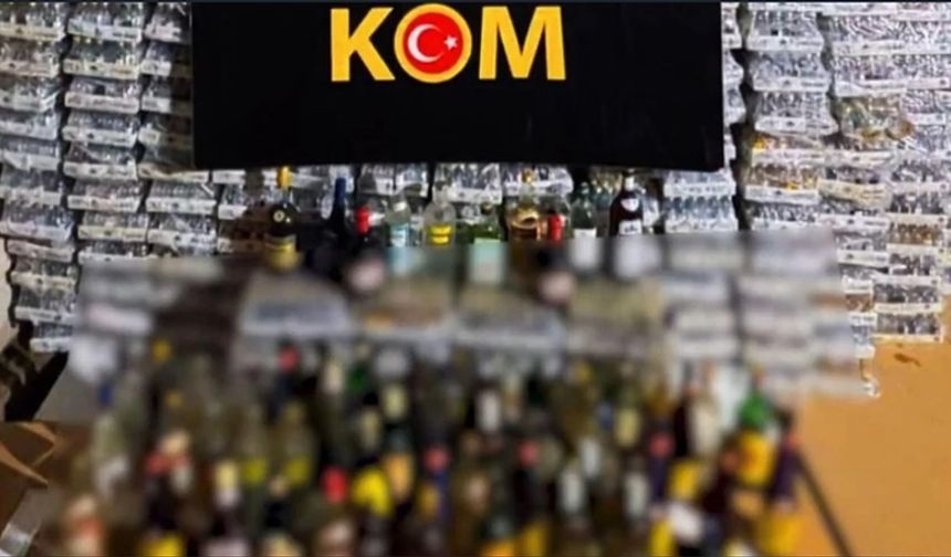 81 ilde kaçak ve sahte alkole darbe!