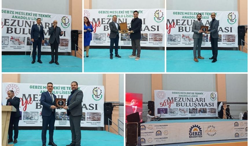 Gebze Mesleki ve Teknik Anadolu Lisesi mezunları toplandı