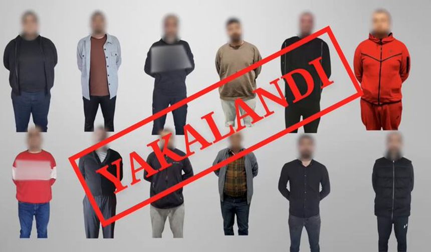 Kırmızı bültenle aranan 12 suçlu Türkiye’ye getirildi