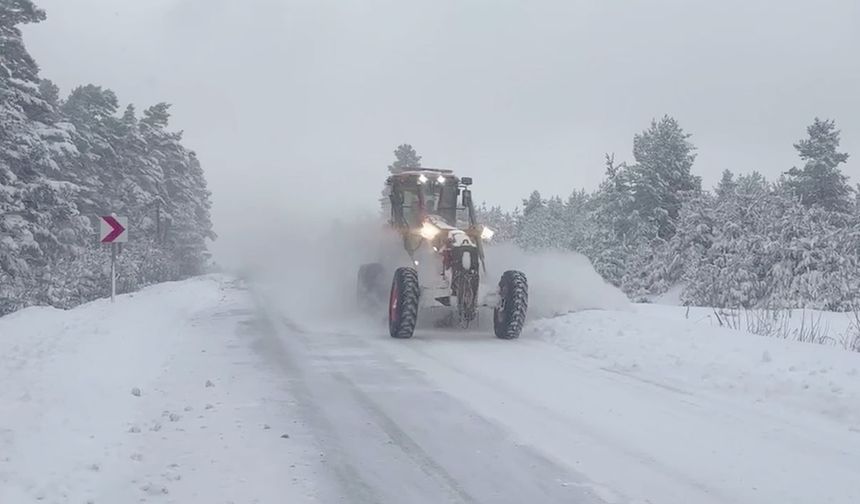 Doğu Anadolu’da kar nedeniyle 5 ilde 147 yerleşim yerine ulaşım kesildi