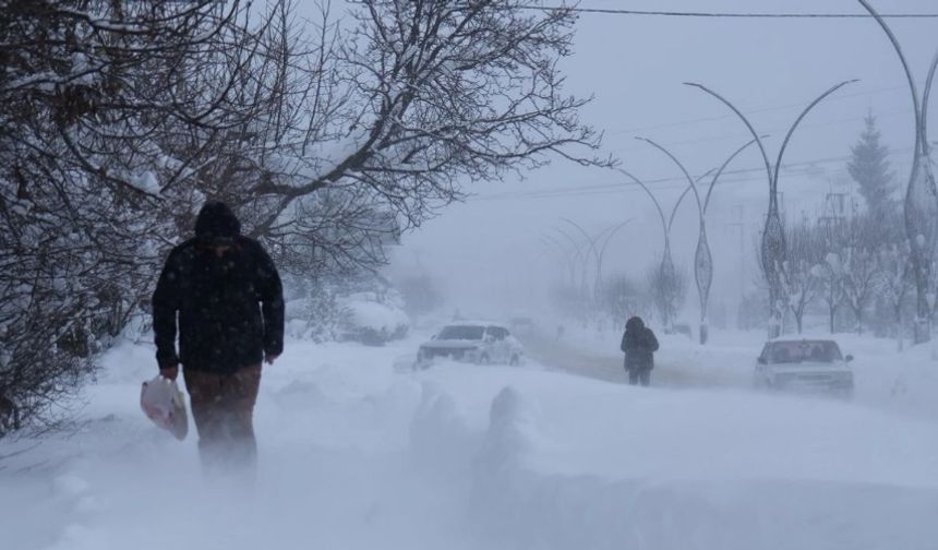Doğu Anadolu’da kar yağışı ve dondurucu soğuk yaşamı zorlaştırıyor