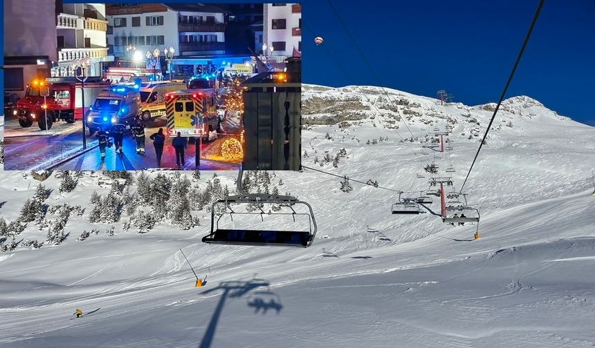 İsviçre’de Kayak Merkezinde Facia: Patlamada Onlarca  Kişi Hayatını Kaybetti