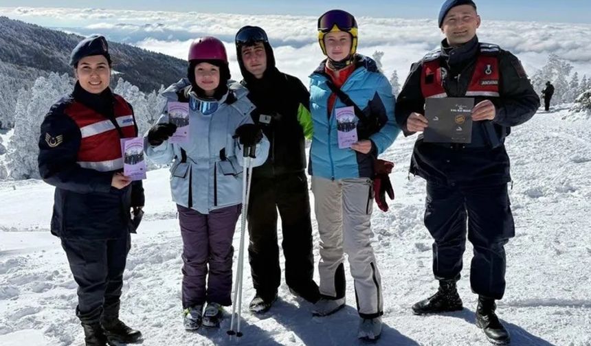 Uludağ’da Jandarma'dan KADES farkındalığı