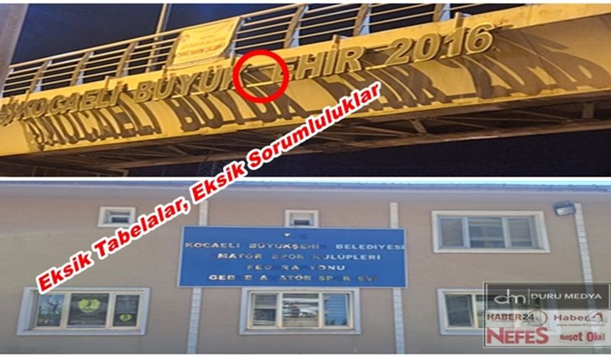 Eksik Tabelalar, Eksik Sorumluluklar