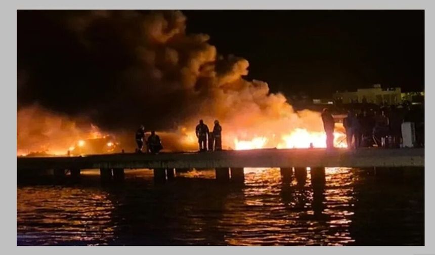 Yalıkavak Marina'dan 'yangın' açıklaması