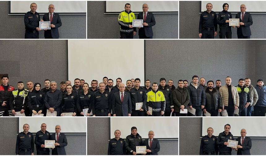 Kaymakam Dönmez’den Emniyet Teşkilatına Başarı Belgesi