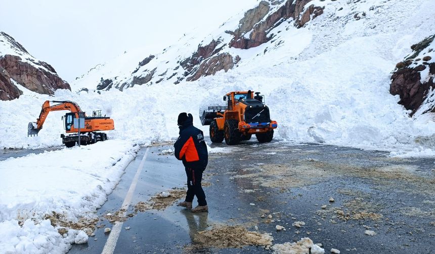 Van-Hakkari Karayolu’nda Çığ Alarmı: Ekipler Seferber Edildi