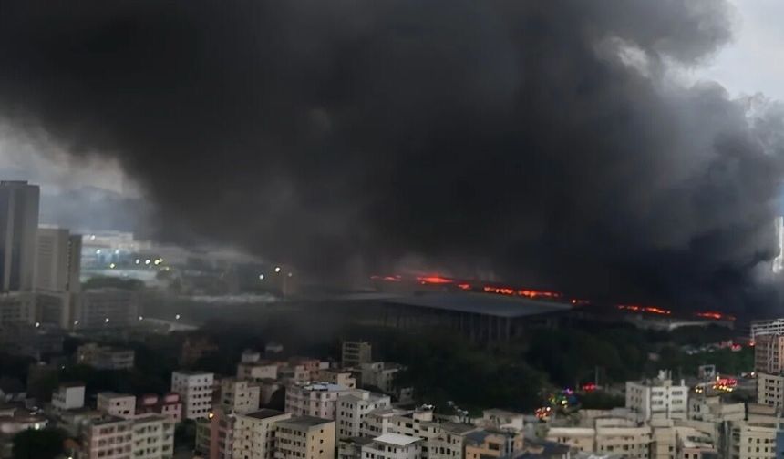 BYD tesisinde Test araçlarının bulunduğu otopark yandı