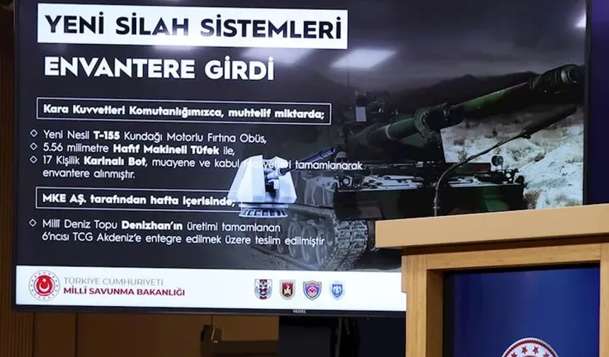 Yerli savunma sistemleri envantere girdi