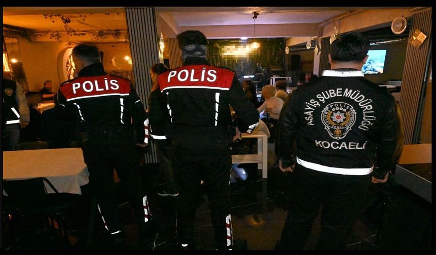 Kocaeli’nde “Huzur 41” Uygulaması: Aranan 24 Şahıs Yakalandı