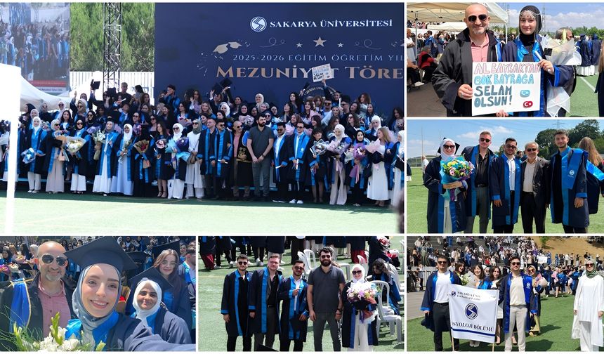 Sakarya Üniversitesi Sosyoloji Bölümü Mezuniyet Töreni