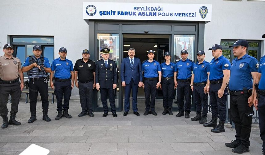 İçişleri Bakanı Çiftçi Kocaeli'de! İlk Ziyaretini Gebze'de Polis Merkezine Yaptı