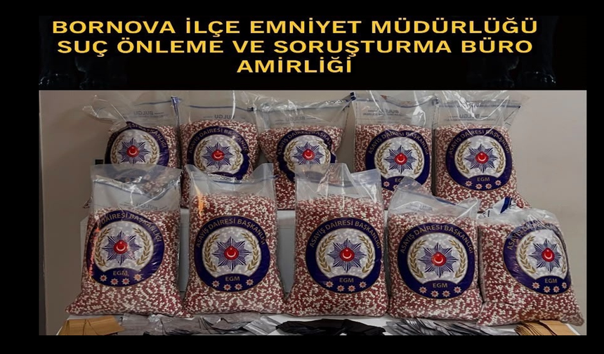 İzmir’de Dev Uyuşturucu Operasyonu: 280 Bin Sentetik Ecza Ele Geçirildi